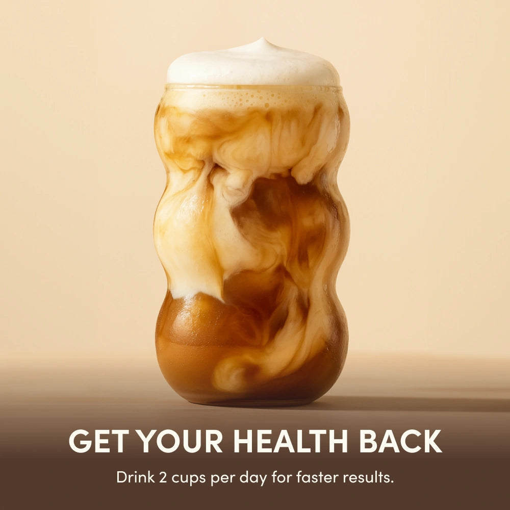 Mushroom Coffee (30 Servings) - with an Easy Daily Coffee Format