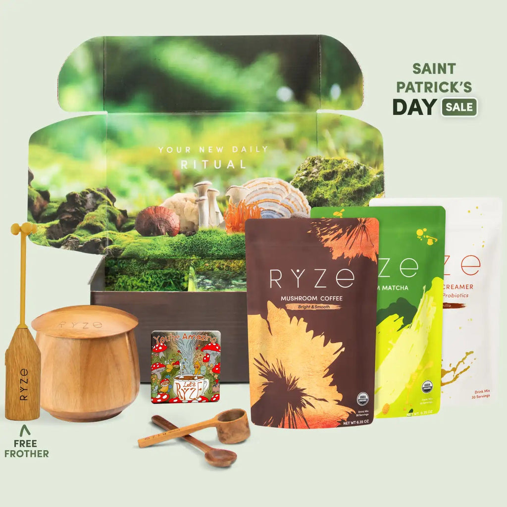 RYZE Ritual Set (Matcha and Coffee) - with Multiple Drink Options